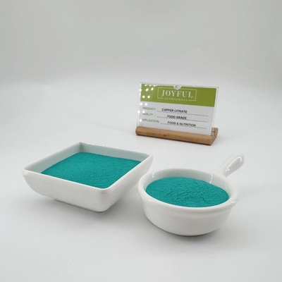 Additivo alimentare citrato di rame in polvere Blu Verde Cas 866-82-0